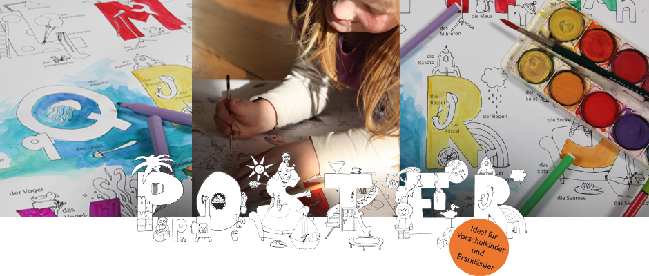 ABC-Poster zum Ausmalen ABC-Poster